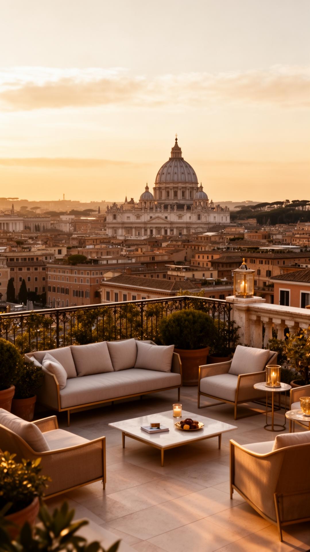 Roma al tramonto